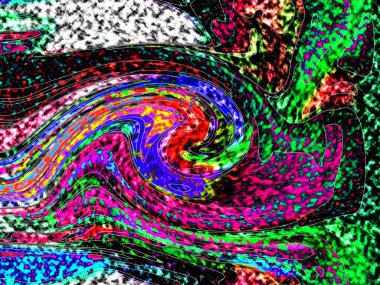 Modern tasarım çizimi. Çizgi ve renk bloğu geometrik şekiller. Pop sanat