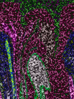 Modern tasarım çizimi. Çizgi ve renk bloğu geometrik şekiller. Pop sanat