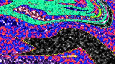 Modern tasarım çizimi. Çizgi ve renk bloğu geometrik şekiller. Pop sanat