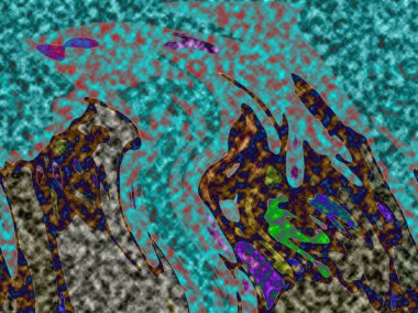 Modern tasarım çizimi. Çizgi ve renk bloğu geometrik şekiller. Pop sanat