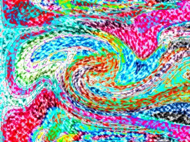 Modern tasarım çizimi. Çizgi ve renk bloğu geometrik şekiller. Pop sanat