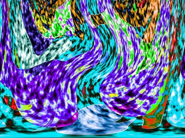 Modern tasarım çizimi. Çizgi ve renk bloğu geometrik şekiller. Pop sanat