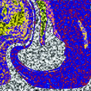 Modern tasarım çizimi. Çizgi ve renk bloğu geometrik şekiller. Pop sanat