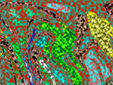 Modern tasarım çizimi. Çizgi ve renk bloğu geometrik şekiller. Pop sanat