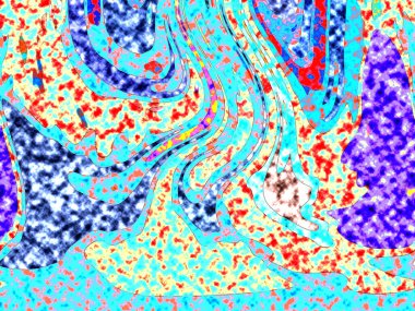 Modern tasarım çizimi. Çizgi ve renk bloğu geometrik şekiller. Pop sanat