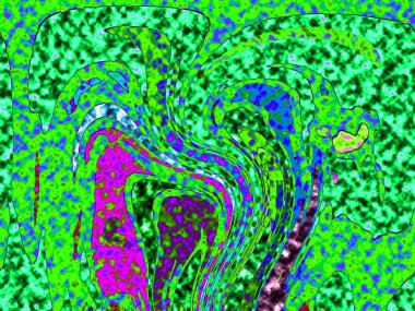 Modern tasarım çizimi. Çizgi ve renk bloğu geometrik şekiller. Pop sanat