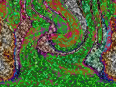 Modern tasarım çizimi. Çizgi ve renk bloğu geometrik şekiller. Pop sanat