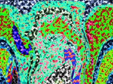 Modern tasarım çizimi. Çizgi ve renk bloğu geometrik şekiller. Pop sanat