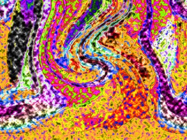 Modern tasarım çizimi. Çizgi ve renk bloğu geometrik şekiller. Pop sanat