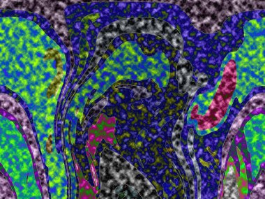 Modern tasarım çizimi. Çizgi ve renk bloğu geometrik şekiller. Pop sanat