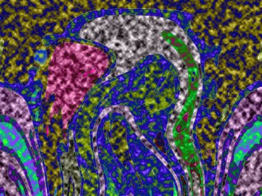 Modern tasarım çizimi. Çizgi ve renk bloğu geometrik şekiller. Pop sanat