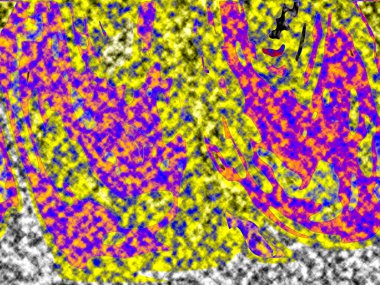 Modern tasarım çizimi. Çizgi ve renk bloğu geometrik şekiller. Pop sanat