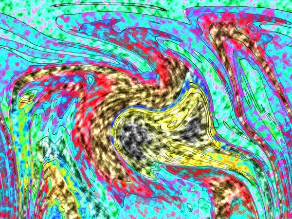 モダンなデザインイラスト 線と色のブロックの幾何学的な数字 ポップアート — ストック写真