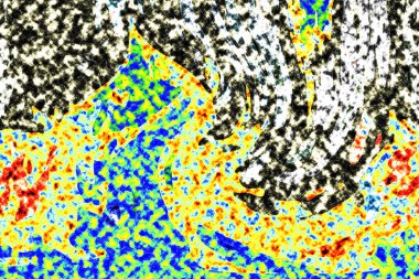Modern tasarım çizimi. Çizgi ve renk bloğu geometrik şekiller. Pop sanat
