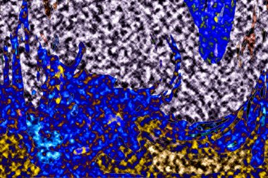 Modern tasarım çizimi. Çizgi ve renk bloğu geometrik şekiller. Pop sanat