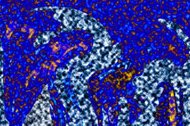 Modern tasarım çizimi. Çizgi ve renk bloğu geometrik şekiller. Pop sanat