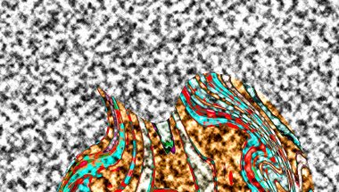 Modern tasarım çizimi. Çizgi ve renk bloğu geometrik şekiller. Pop sanat