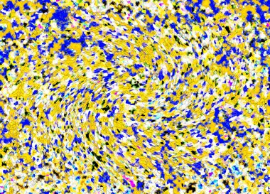 Elle çizilmiş dokuları olan yaratıcı, pürüzsüz desen. Soyut arkaplan. Puantiyeli desen. komik çizimler, noktalar, neşe, parti, çocuksu, renkli