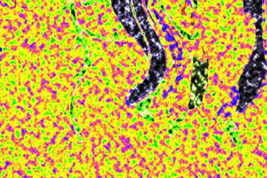 Modern tasarım çizimi. Çizgi ve renk bloğu geometrik şekiller. Pop sanat