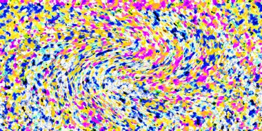 Elle çizilmiş dokuları olan yaratıcı, pürüzsüz desen. Soyut arkaplan. Puantiyeli desen. komik çizimler, noktalar, neşe, parti, çocuksu, renkli