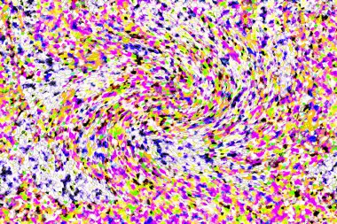 Elle çizilmiş dokuları olan yaratıcı, pürüzsüz desen. Soyut arkaplan. Puantiyeli desen. komik çizimler, noktalar, neşe, parti, çocuksu, renkli