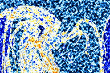 Modern tasarım çizimi. Çizgi ve renk bloğu geometrik şekiller. Pop sanat