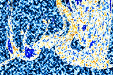 Modern tasarım çizimi. Çizgi ve renk bloğu geometrik şekiller. Pop sanat