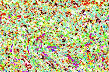 Elle çizilmiş dokuları olan yaratıcı, pürüzsüz desen. Soyut arkaplan. Puantiyeli desen. komik çizimler, noktalar, neşe, parti, çocuksu, renkli