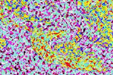 Elle çizilmiş dokuları olan yaratıcı, pürüzsüz desen. Soyut arkaplan. Puantiyeli desen. komik çizimler, noktalar, neşe, parti, çocuksu, renkli