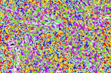 Elle çizilmiş dokuları olan yaratıcı, pürüzsüz desen. Soyut arkaplan. Puantiyeli desen. komik çizimler, noktalar, neşe, parti, çocuksu, renkli