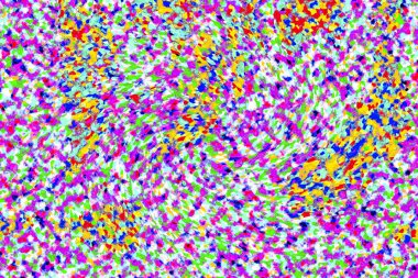 Elle çizilmiş dokuları olan yaratıcı, pürüzsüz desen. Soyut arkaplan. Puantiyeli desen. komik çizimler, noktalar, neşe, parti, çocuksu, renkli