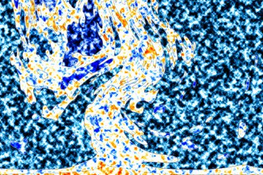 Modern tasarım çizimi. Çizgi ve renk bloğu geometrik şekiller. Pop sanat