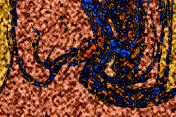 Modern tasarım çizimi. Çizgi ve renk bloğu geometrik şekiller. Pop sanat