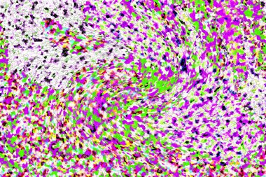 Elle çizilmiş dokuları olan yaratıcı, pürüzsüz desen. Soyut arkaplan. Puantiyeli desen. komik çizimler, noktalar, neşe, parti, çocuksu, renkli