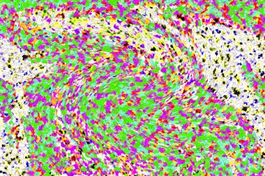 Elle çizilmiş dokuları olan yaratıcı, pürüzsüz desen. Soyut arkaplan. Puantiyeli desen. komik çizimler, noktalar, neşe, parti, çocuksu, renkli