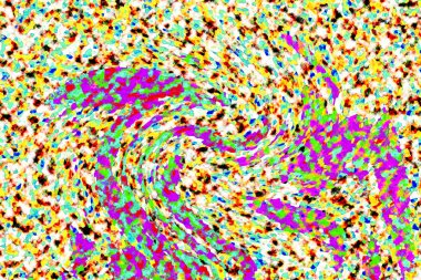 Elle çizilmiş dokuları olan yaratıcı, pürüzsüz desen. Soyut arkaplan. Puantiyeli desen. komik çizimler, noktalar, neşe, parti, çocuksu, renkli