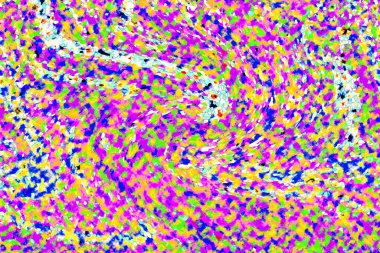 Elle çizilmiş dokuları olan yaratıcı, pürüzsüz desen. Soyut arkaplan. Puantiyeli desen. komik çizimler, noktalar, neşe, parti, çocuksu, renkli