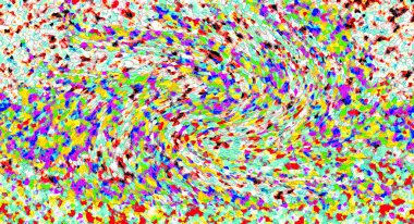 Elle çizilmiş dokuları olan yaratıcı, pürüzsüz desen. Soyut arkaplan. Puantiyeli desen. komik çizimler, noktalar, neşe, parti, çocuksu, renkli