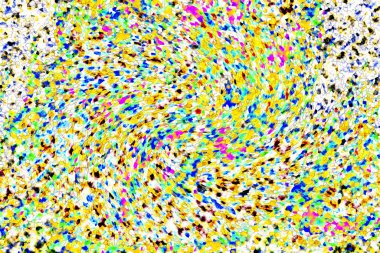 Elle çizilmiş dokuları olan yaratıcı, pürüzsüz desen. Soyut arkaplan. Puantiyeli desen. komik çizimler, noktalar, neşe, parti, çocuksu, renkli