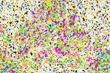 Elle çizilmiş dokuları olan yaratıcı, pürüzsüz desen. Soyut arkaplan. Puantiyeli desen. komik çizimler, noktalar, neşe, parti, çocuksu, renkli