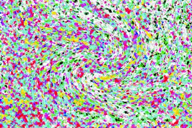 Elle çizilmiş dokuları olan yaratıcı, pürüzsüz desen. Soyut arkaplan. Puantiyeli desen. komik çizimler, noktalar, neşe, parti, çocuksu, renkli