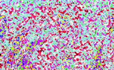 Elle çizilmiş dokuları olan yaratıcı, pürüzsüz desen. Soyut arkaplan. Puantiyeli desen. komik çizimler, noktalar, neşe, parti, çocuksu, renkli