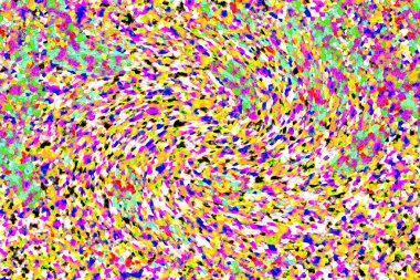 Elle çizilmiş dokuları olan yaratıcı, pürüzsüz desen. Soyut arkaplan. Puantiyeli desen. komik çizimler, noktalar, neşe, parti, çocuksu, renkli