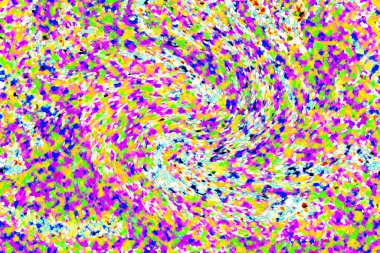 Elle çizilmiş dokuları olan yaratıcı, pürüzsüz desen. Soyut arkaplan. Puantiyeli desen. komik çizimler, noktalar, neşe, parti, çocuksu, renkli