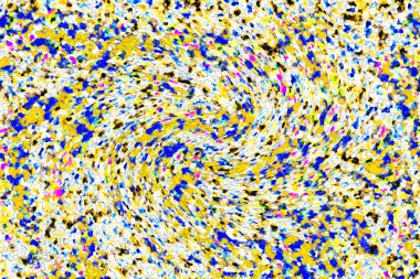 Elle çizilmiş dokuları olan yaratıcı, pürüzsüz desen. Soyut arkaplan. Puantiyeli desen. komik çizimler, noktalar, neşe, parti, çocuksu, renkli