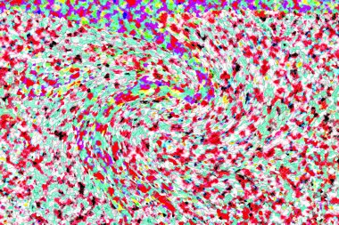 Elle çizilmiş dokuları olan yaratıcı, pürüzsüz desen. Soyut arkaplan. Puantiyeli desen. komik çizimler, noktalar, neşe, parti, çocuksu, renkli