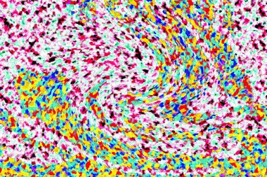 Elle çizilmiş dokuları olan yaratıcı, pürüzsüz desen. Soyut arkaplan. Puantiyeli desen. komik çizimler, noktalar, neşe, parti, çocuksu, renkli