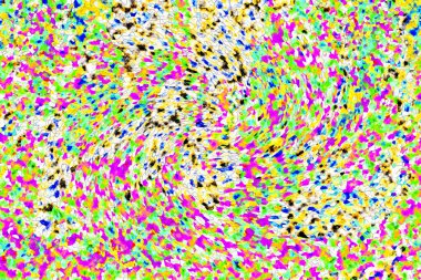 Elle çizilmiş dokuları olan yaratıcı, pürüzsüz desen. Soyut arkaplan. Puantiyeli desen. komik çizimler, noktalar, neşe, parti, çocuksu, renkli