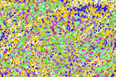 Elle çizilmiş dokuları olan yaratıcı, pürüzsüz desen. Soyut arkaplan. Puantiyeli desen. komik çizimler, noktalar, neşe, parti, çocuksu, renkli