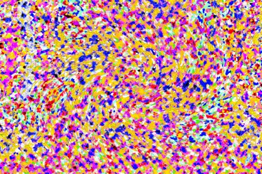 Elle çizilmiş dokuları olan yaratıcı, pürüzsüz desen. Soyut arkaplan. Puantiyeli desen. komik çizimler, noktalar, neşe, parti, çocuksu, renkli